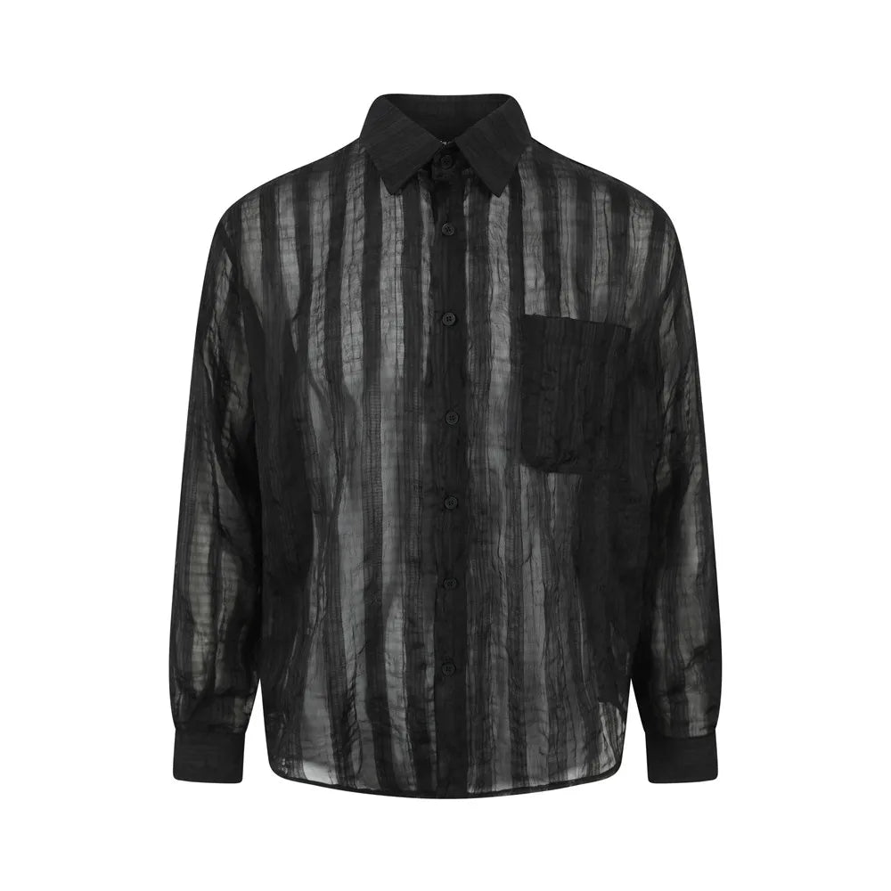 Retro Plaid Long Sleeve Shirt