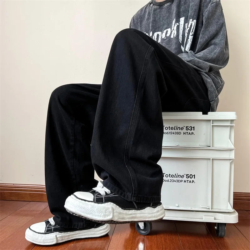 Baggy Korean Street Man Jeans