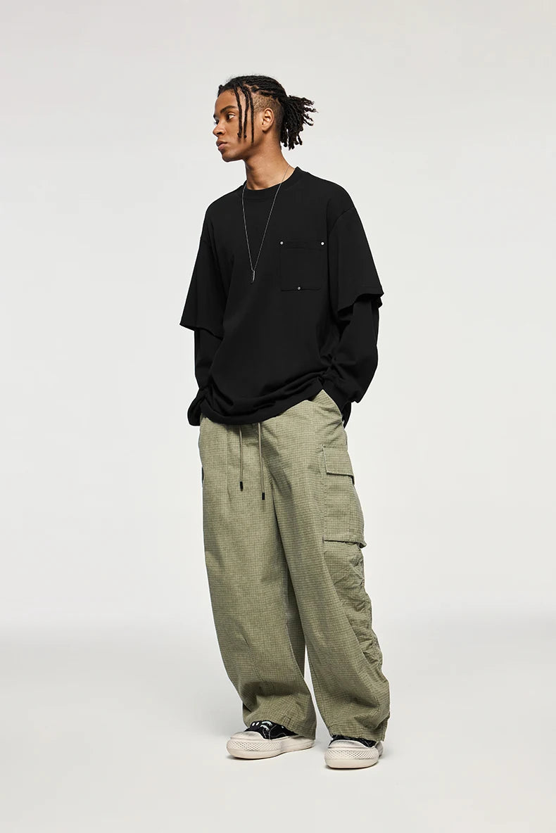 Minimalist Oversized Long Sleeve T-Shirt