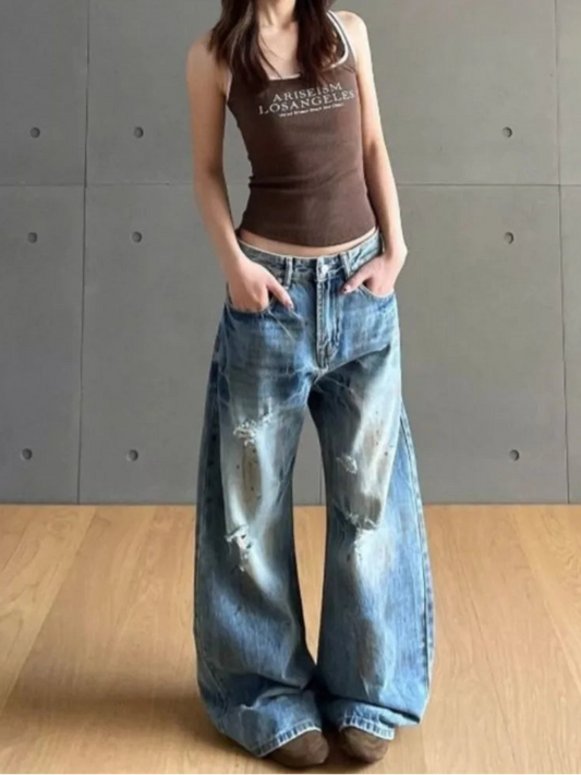 Retro Loose Baggy Emo Denim Jeans