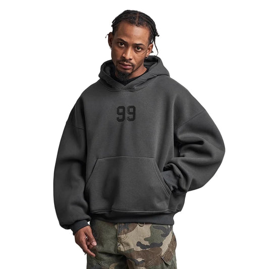 Embroidered Front Pocket Hoodies