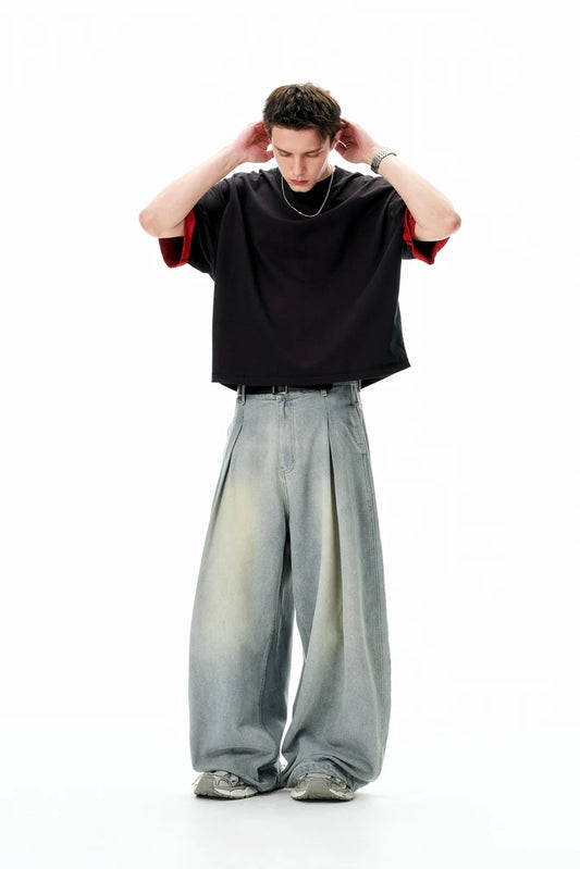 Vintage Loose Fit American Wide Jeans