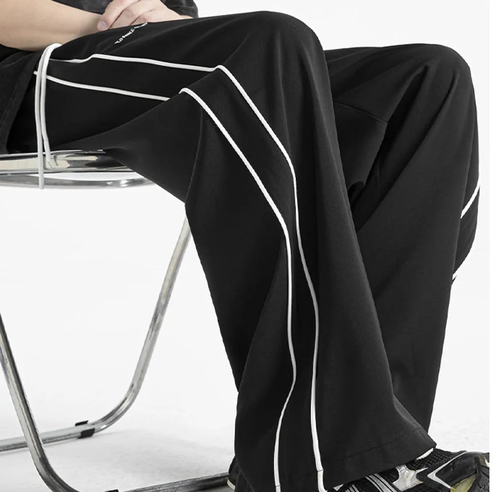Vintage Y2K Baggy Casual Stripe Pants