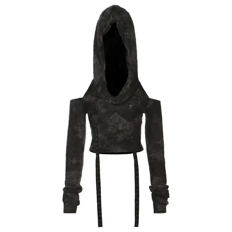Sexy Summer Hooded Long Sleeve T-Shirt