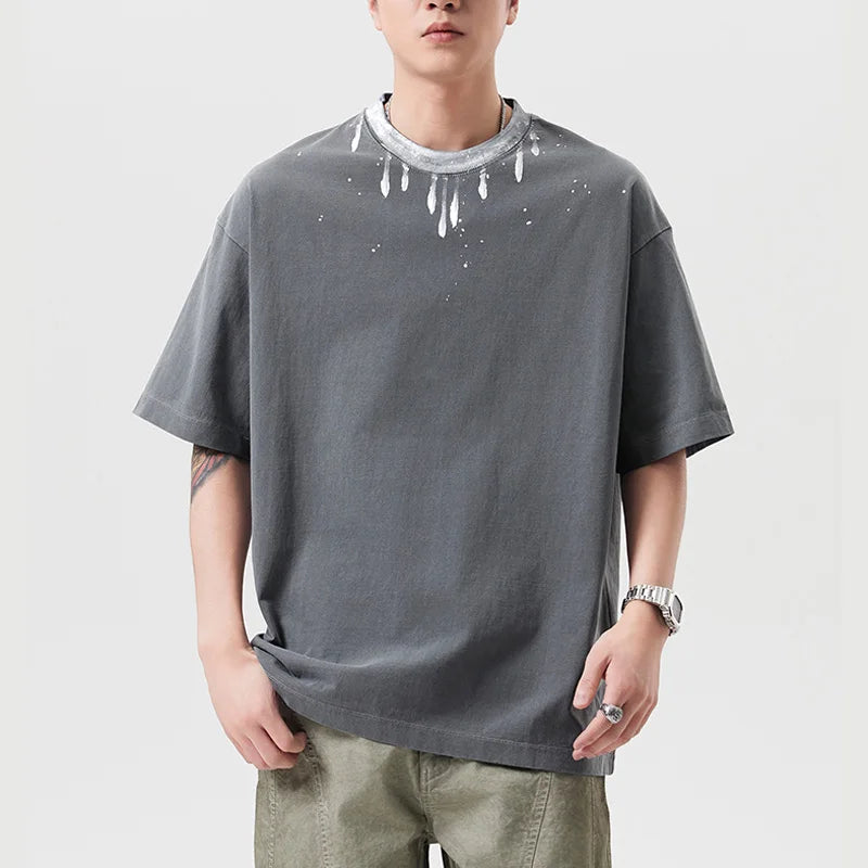 Loose Fit Casual Cotton T-Shirt