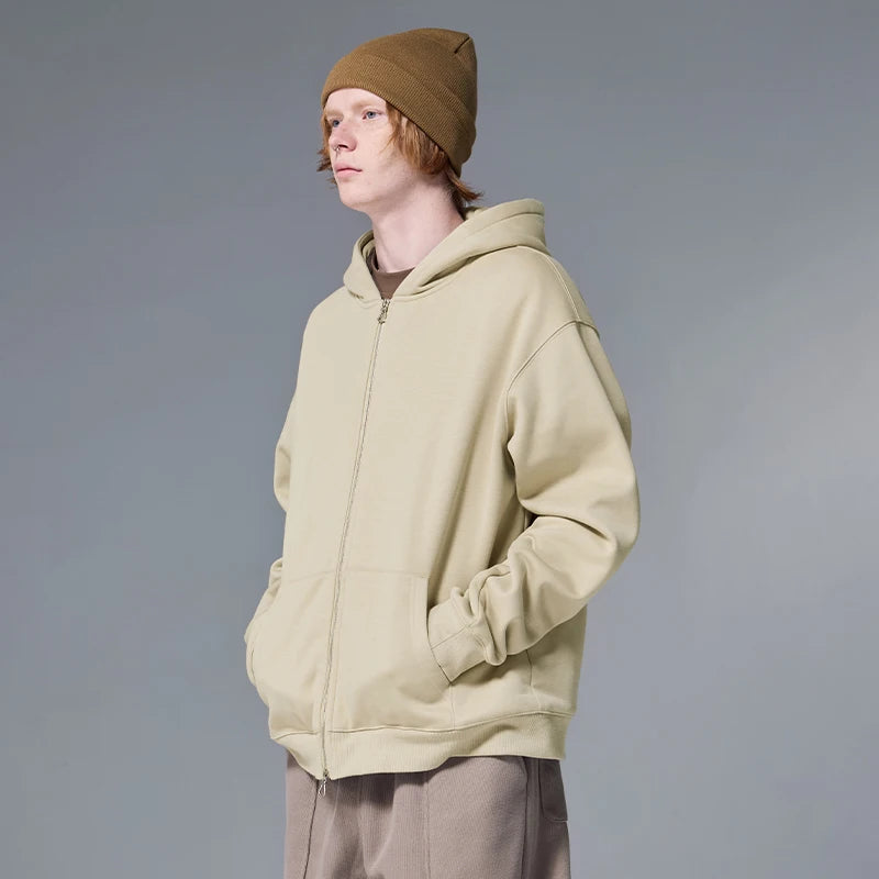 Trendy Winter Fleece Full Zip Hoodie