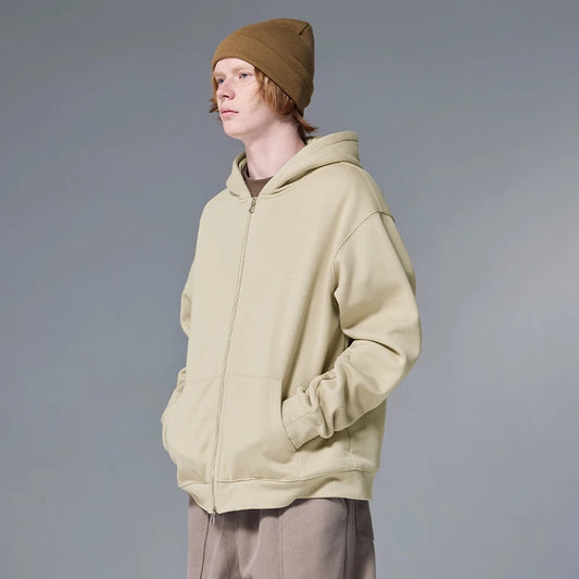 Trendy Winter Fleece Full Zip Hoodie