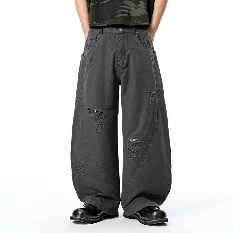 Vintage Distressed Cargo Pants