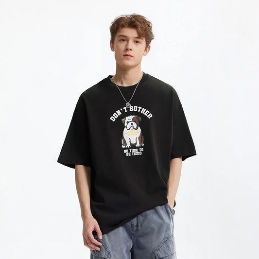 French Bulldog Fun Print Heavyweight T-Shirt