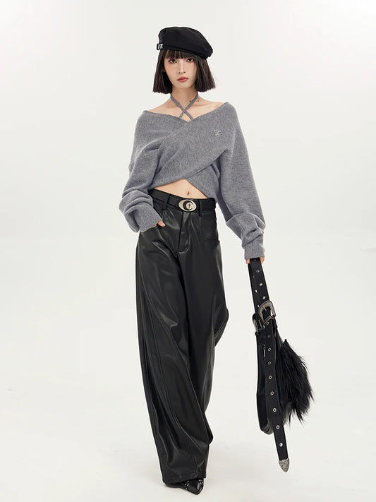 Vintage Halter Knitwear Sweater