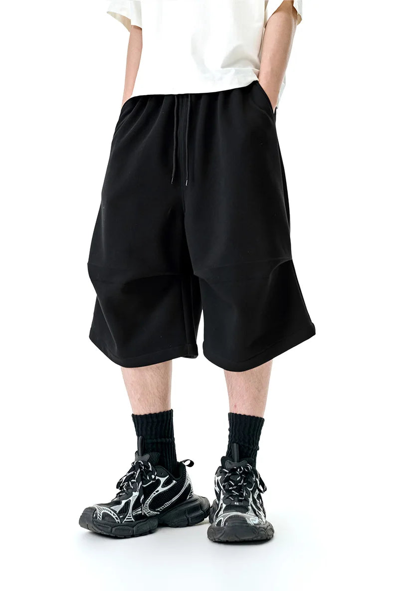 American Style Loose-Fit Cropped Pants