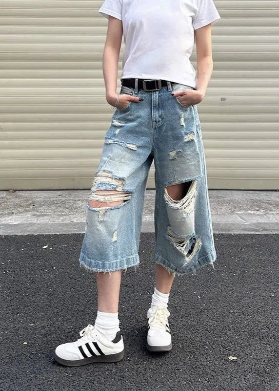 Vintage Retro Wide Leg Summer Jorts
