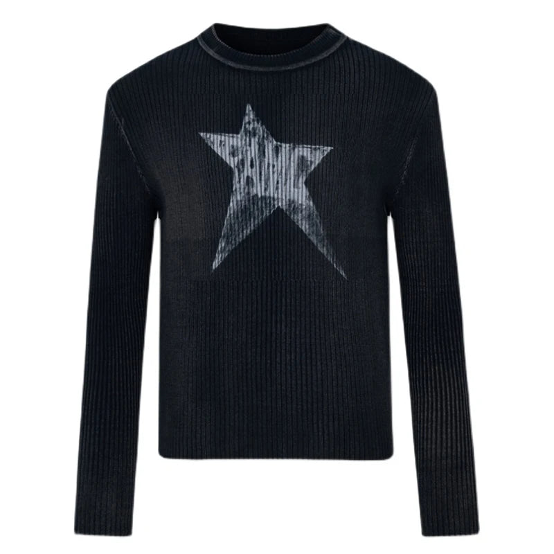 Retro Stars Long Sleeve Sweater
