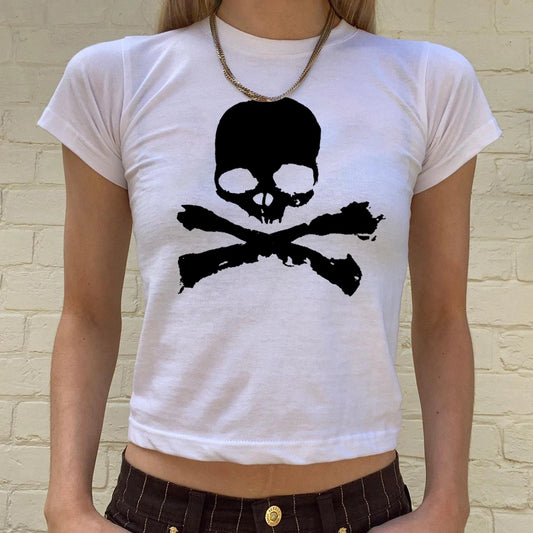 Gothic Skull Vintage Grunge Graphic T-Shirt