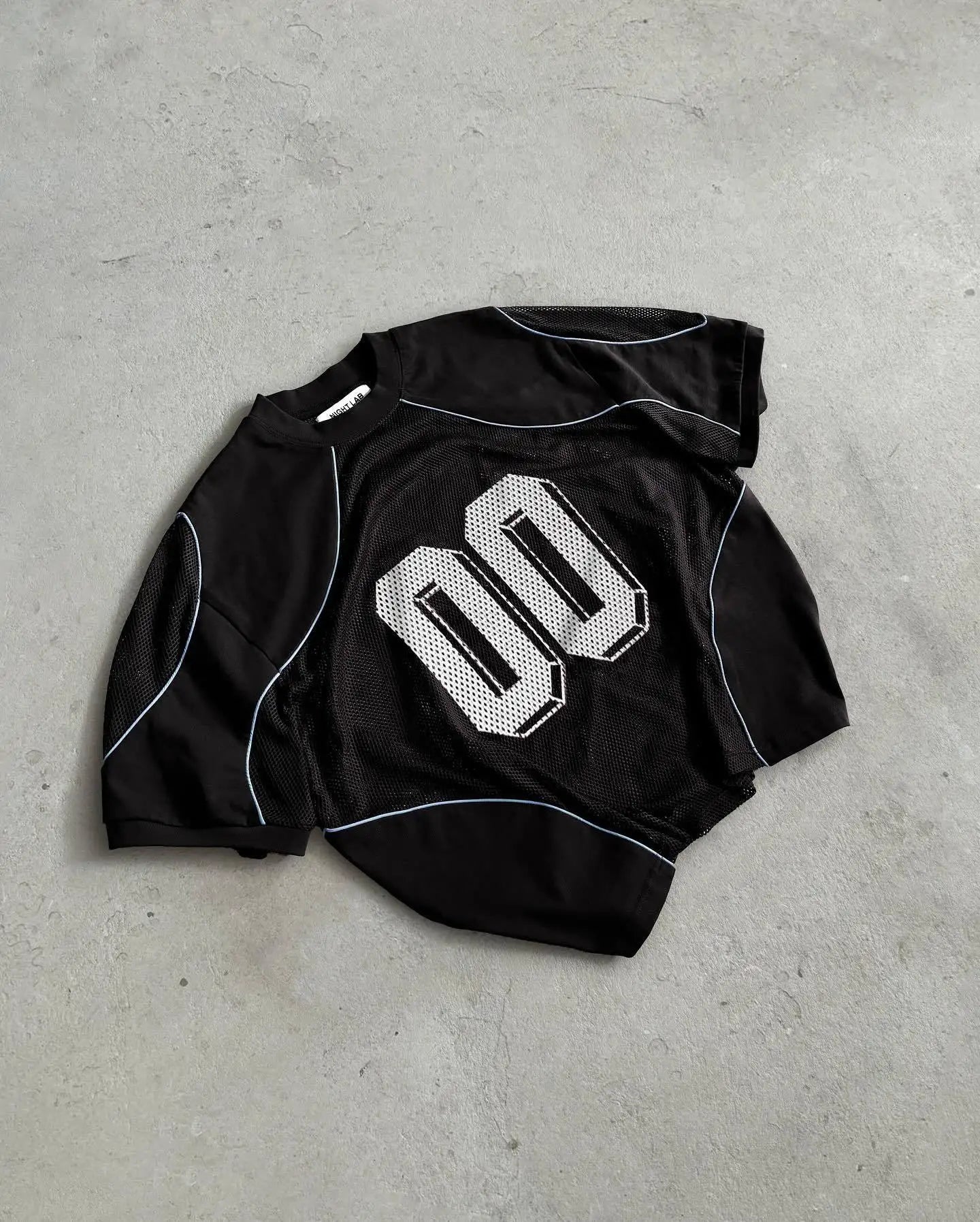 Breathable Mesh Patchwork Loose T-Shirt