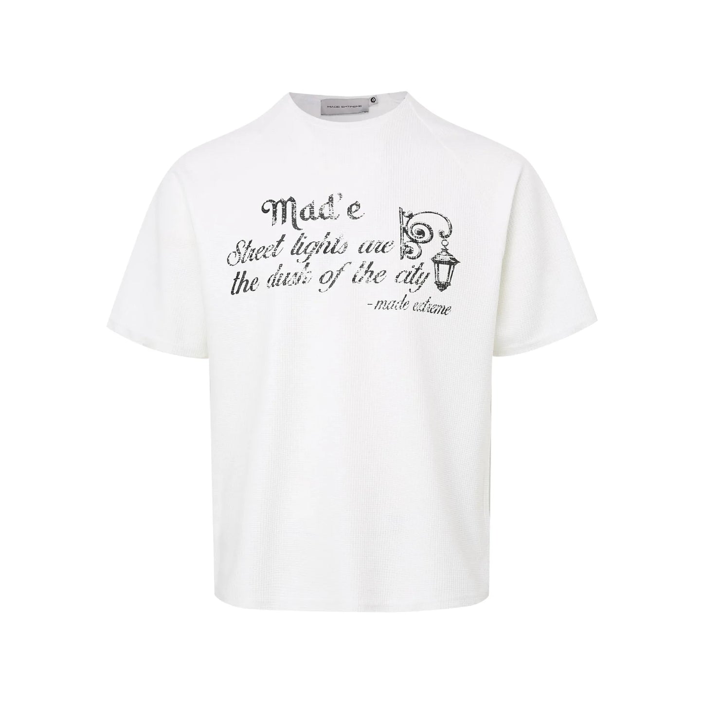 Extreme Vintage Letter Print Crew T-Shirt