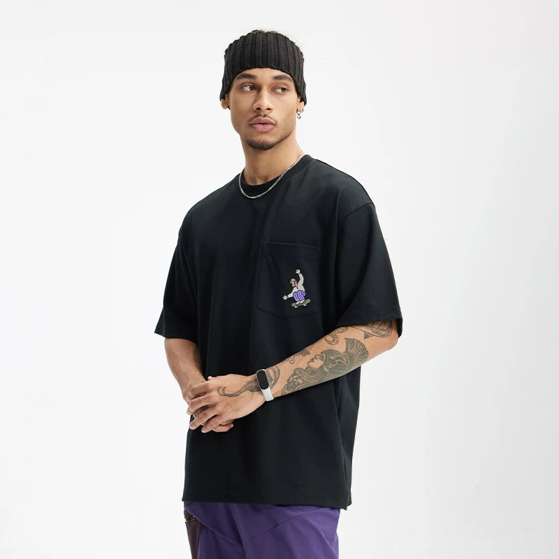 Cool Touch Quick Dry Embroidered T-Shirt