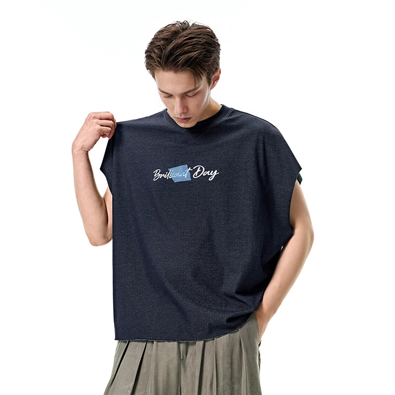 Cooling Dual Tone Tank Sleeveless T-Shirt