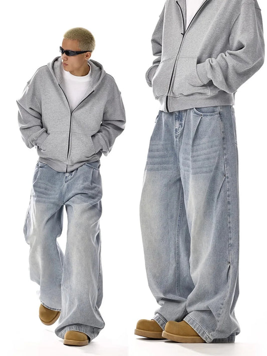 High Quality Trendy Wide Leg Jeans