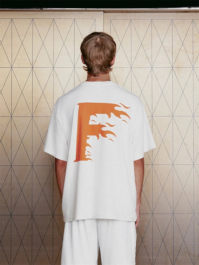 Creative Anime Print Vintage Loose T-Shirt