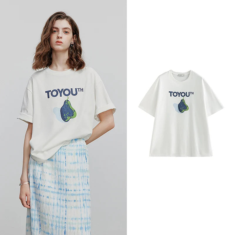 Stylish Short Sleeve Summer Casual T-Shirt