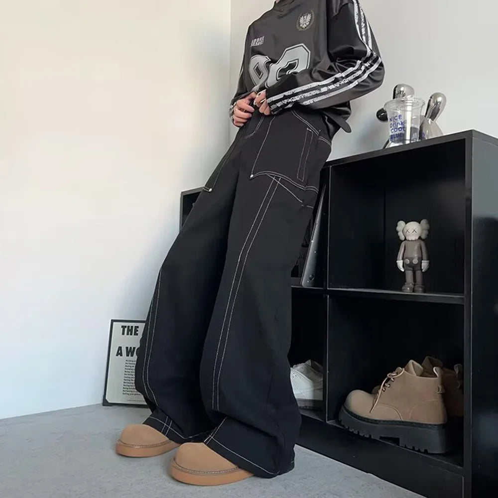 Summer Baggy Jeans Solid Color