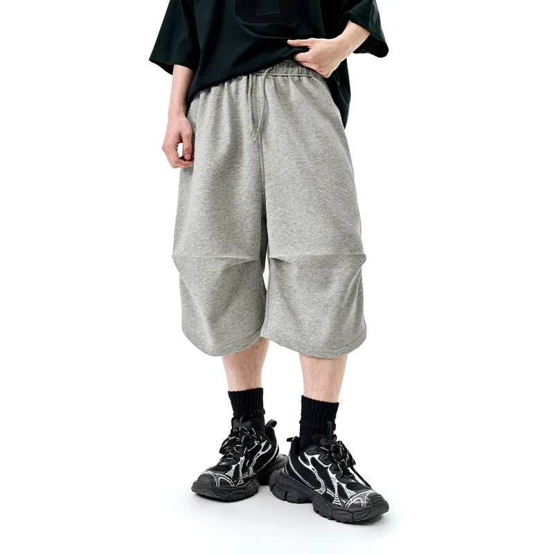 American Style Loose-Fit Cropped Pants