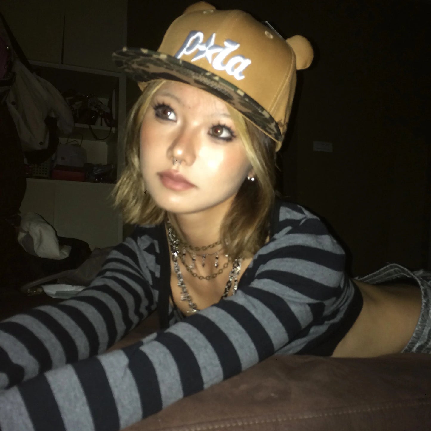 Vintage Striped Long Sleeved Y2K T-Shirt
