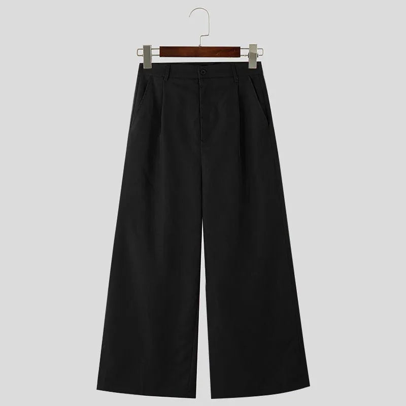 Stylish Korean Wide Leg Trousers Pants