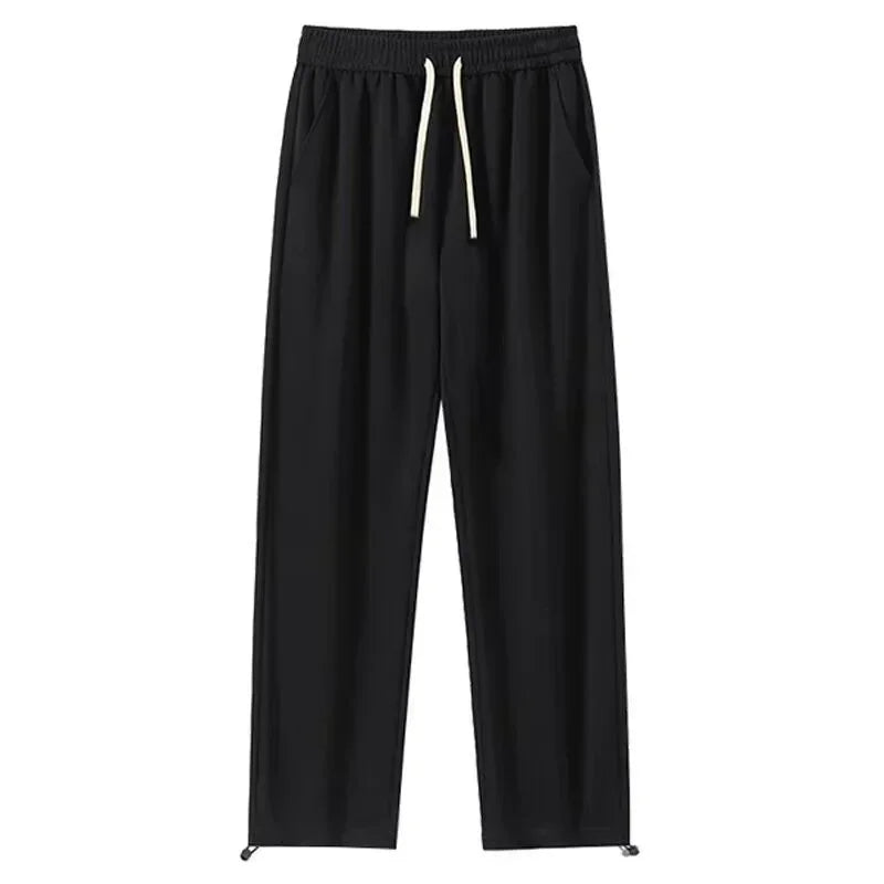 Solid Color Baggy Fleece Sweatpants