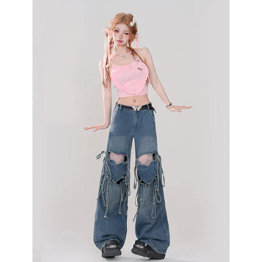 Vintage High Rise Wide Leg Jeans