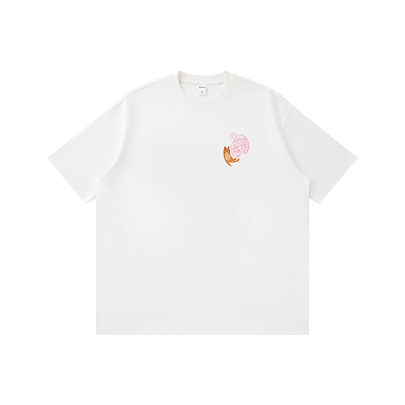 White Oversized Inflation 3D Puff T-Shirt