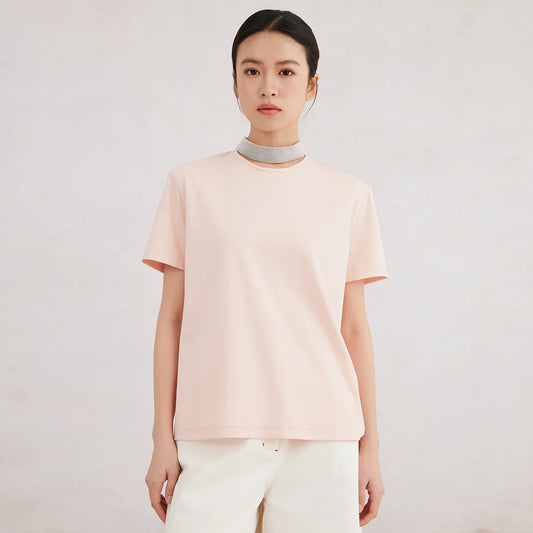 Luxurious White Pima Cotton T-Shirt