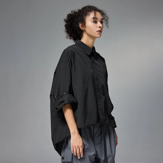 Durable Solid Minimalist Outdoor Long Shirt