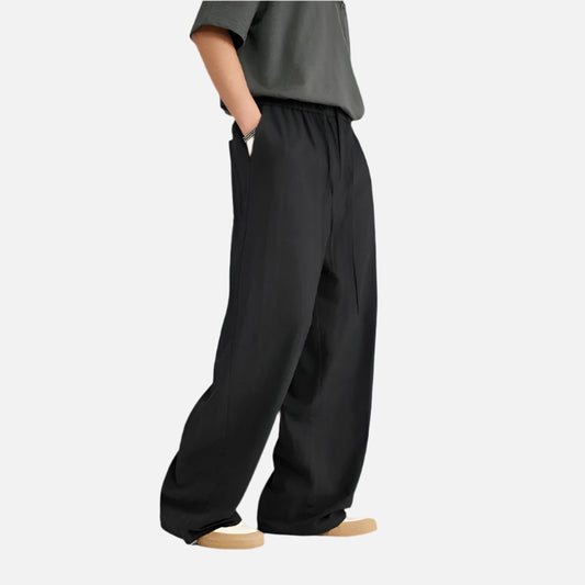 Breathable Wide Leg Linen Pants