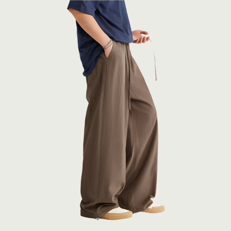 Breathable Wide Leg Linen Pants