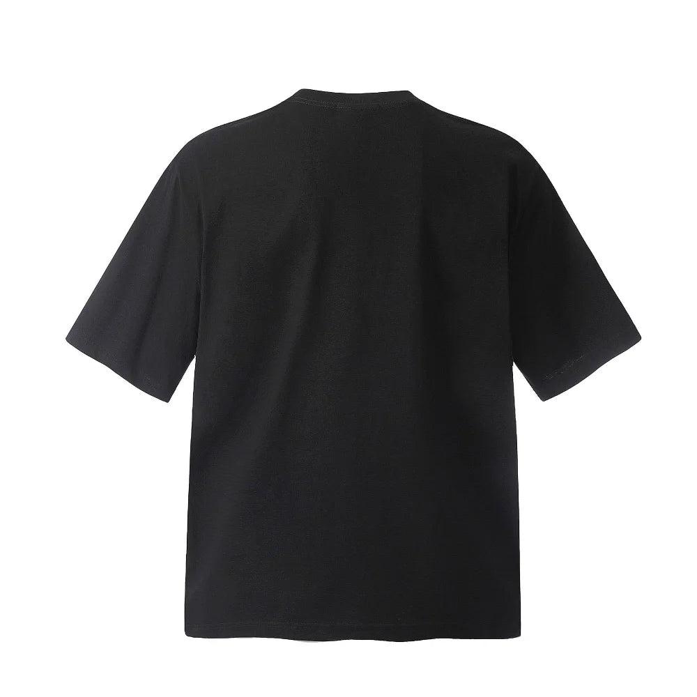 Embroidered Vintage Summer Cotton T-Shirt