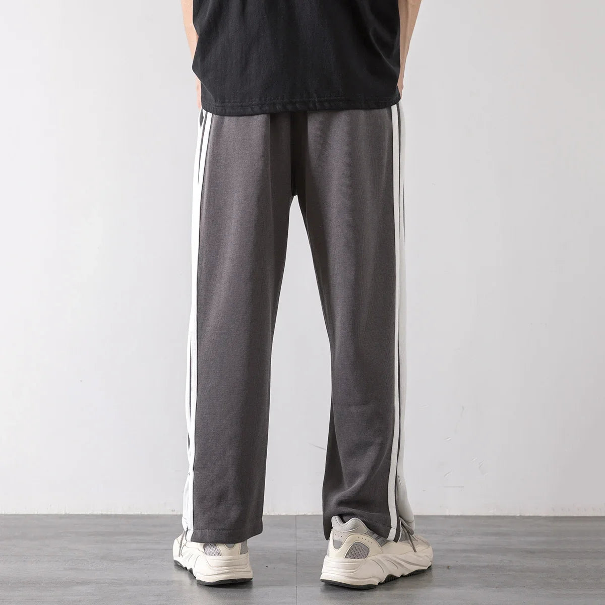Korean Loose Stripe Basketball Joggers Pants