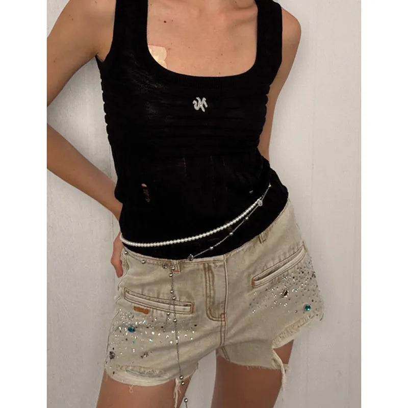 Summer Trendy Slimming Denim Shorts