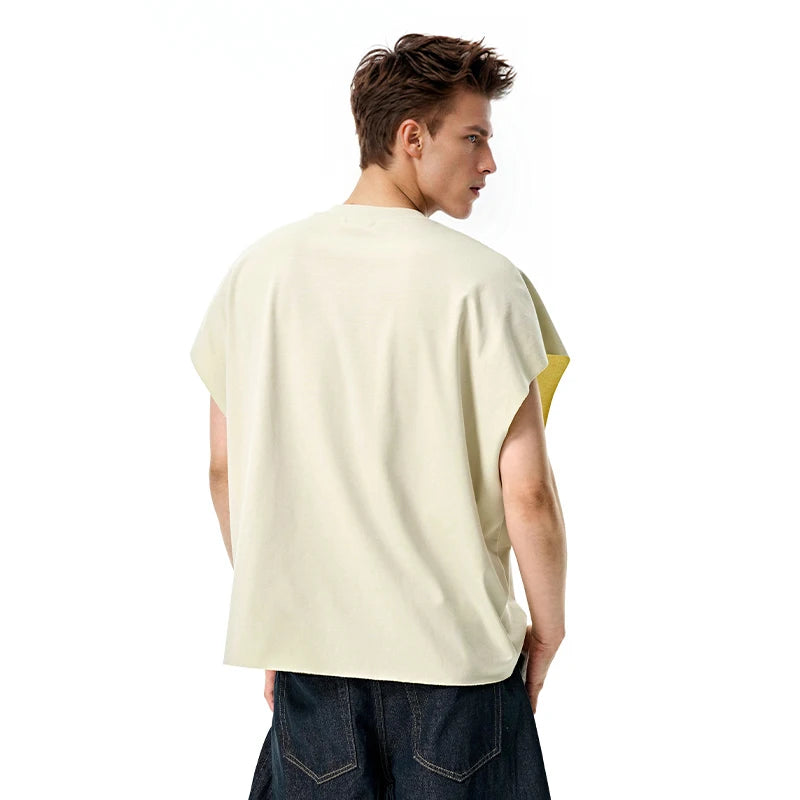 Cooling Dual Tone Tank Sleeveless T-Shirt