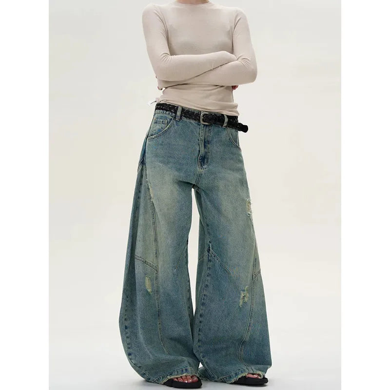 Vintage High Waisted Spring Jeans