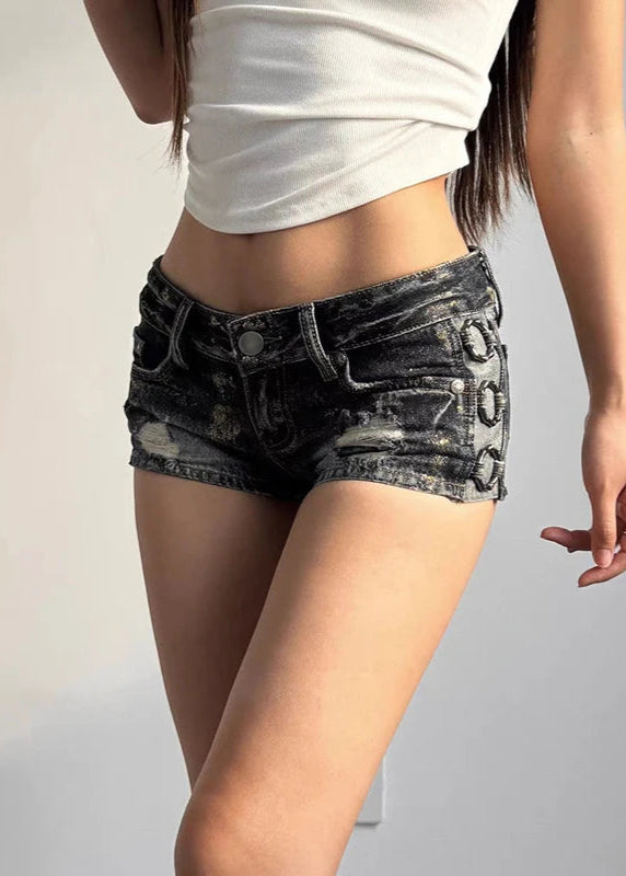 Sexy Korean Low Waist Denim Shorts