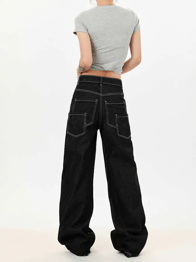 Classic Wide Leg Striped Sweatpants