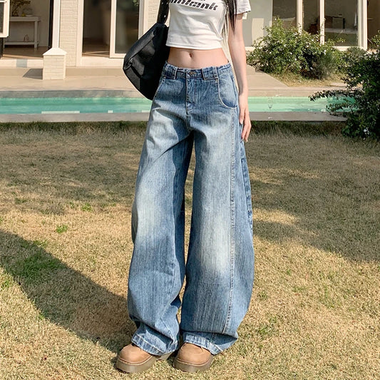Vintage Wide Leg Baggy Jeans