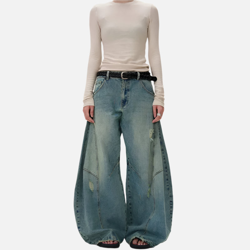 Vintage High Waisted Spring Jeans