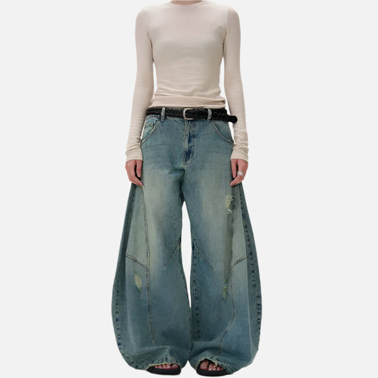 Vintage High Waisted Spring Jeans