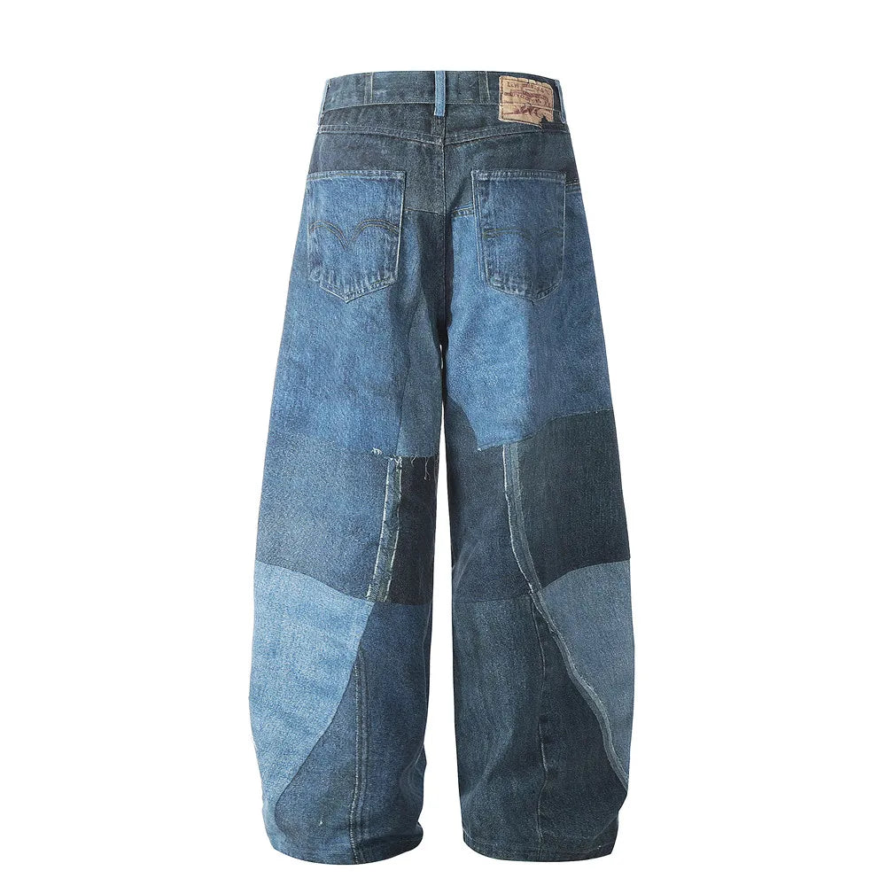 Vintage Retro Loose Fit Wide Jeans