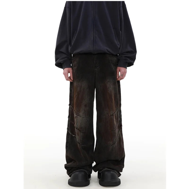 Vintage Oversize Cargo Japanese Denim Jeans