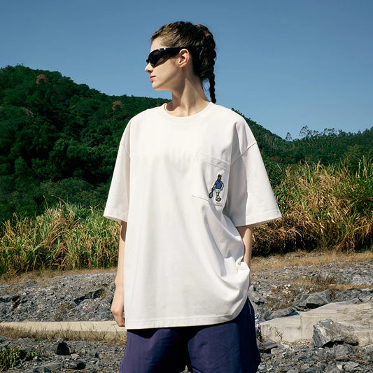 Cool Touch Quick Dry Embroidered T-Shirt