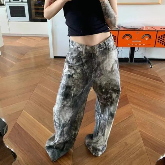 Vintage Wide Leg Mom Jeans